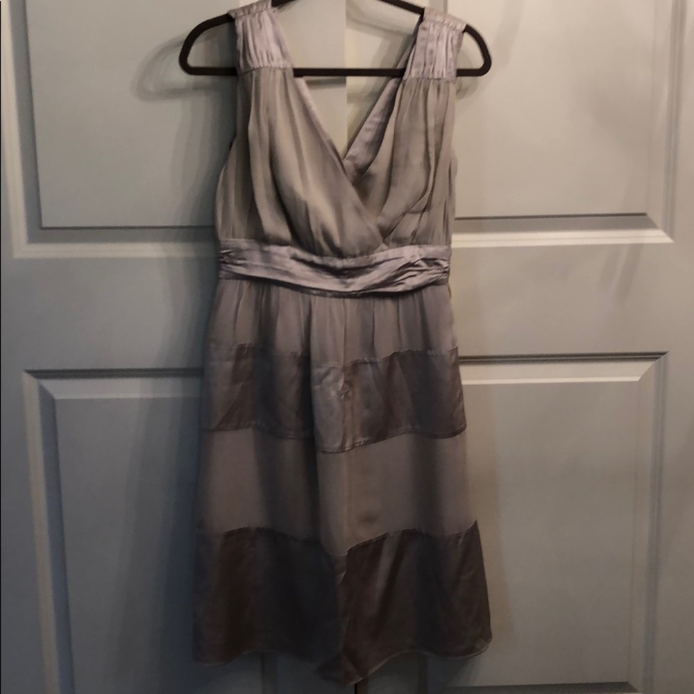 Worth taupe dress size 4